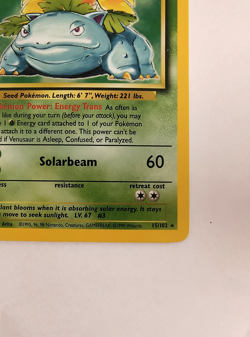 👀VIDEO Pokemon TCG Venusaur Base Set 15/102 Holo 1999-2000 Wizards Holo Rare NM - Image 5
