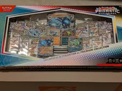 5x Pokemon Prismatic Evolutions Lucario EX Tyranitar EX Premium Collection - Image 2