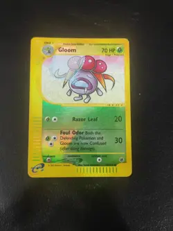 Pokemon Gloom 78/165 Expedition Reverse Holo Unlimited Wizards ENG Vintage mint - Image 1