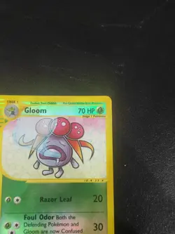 Pokemon Gloom 78/165 Expedition Reverse Holo Unlimited Wizards ENG Vintage mint - Image 3