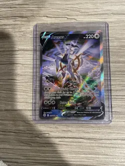 Pokemon TCG Arceus v Alternate Art Holo Ultra Rare Card 166/172 Brilliant Stars - Image 1