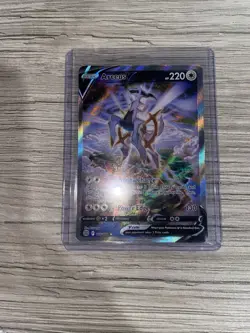 Pokemon TCG Arceus v Alternate Art Holo Ultra Rare Card 166/172 Brilliant Stars - Image 3