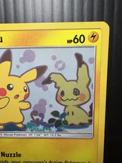 Pokemon Pikachu SM162 Mimikyu Holo Black Star Promo Card Sun & Moon - Image 4