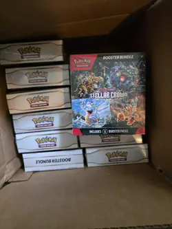 💫 Pokemon Card Game Stellar Crown Factory Sealed Booster Bundle Of 12 💫 - Image 1