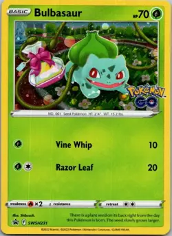Bulbasaur Promo SWSH: Sword & Shield Promo Cards SWSH231 NM - Image 1