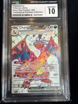 Charizard ex 056 Sv: Scarlet & Violet Promo Cards Holo CGC 10 - Pokemon - Image 1