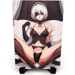 NieR: Automata 2B Sexy Hot Anime Waifu Girl Doujin Lewd Goddess Story Art Card - Image 1