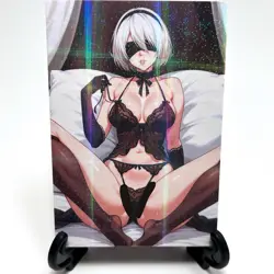 NieR: Automata 2B Sexy Hot Anime Waifu Girl Doujin Lewd Goddess Story Art Card - Image 2