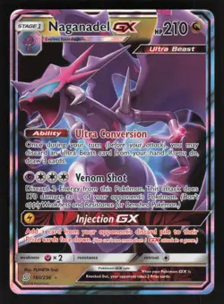 Naganadel GX #160/236 World Championship Decks Pokemon Holo Card - Image 1