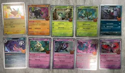 Pokemon TCG - Trick or Trade Halloween 2024 Complete 30 Card Set w10 Cosmos Holo - Image 2