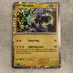 Miraidon Pokemon Trading Card 003/015 McDonald’s 2025 Happy Meal - Image 1