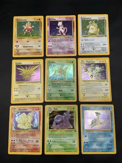 Vintage Holo Rare Pokemon Cards WOTC 1999 Base Set, Fossil, Jungle - Scyther - Image 1
