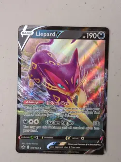 Liepard V - 104/198 - Ultra Rare Chilling Reign - Pokemon Card - NM - Image 1