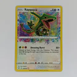 Rayquaza Vivid Voltage 138/185 Holo Amazing Rare NM Pokemon TCG Card - Image 1