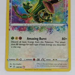Rayquaza Vivid Voltage 138/185 Holo Amazing Rare NM Pokemon TCG Card - Image 3