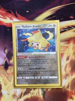 Radiant Jirachi 120 - Silver Tempest Pokemon Card - Image 1