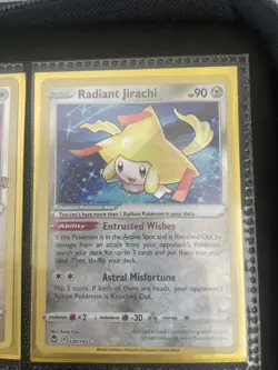 Pokemon Card - Radiant Jirachi 120/195 - Silver Tempest - Ultra Rare, NM - Image 1