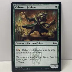 Cabaretti Initiate (137) Streets Of New Capenna SNC MTG Magic The Gathering - Image 1