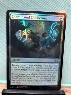 MTG TCG: Coordinated Clobbering 173, Duskmourn: House of Horror _ FOIL - Image 1