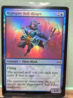 MTG TCG: Highspire Bell-Ringer 47, Tarkir: Dragonstorm _ FOIL - Image 1