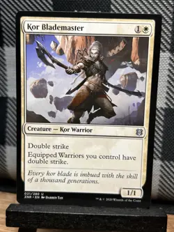 MTG TCG: Kor Blademaster 21/280, Zendikar Rising - Image 1