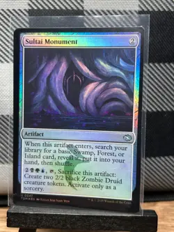MTG TCG: Sultai Monument 247, Tarkir: Dragonstorm _ FOIL - Image 1