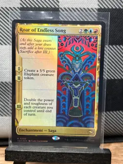 MTG TCG: Roar of Endless Song 220, Tarkir: Dragonstorm _ FOIL - Image 1