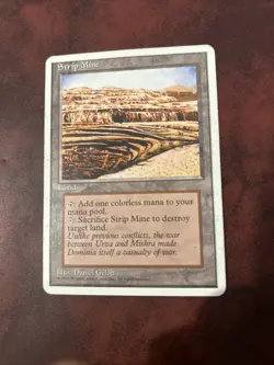 MTG Strip Mine Set Fourth Edition 1995 - Image 1