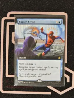 MTG Spider-Sense 0254 Extended Art NON FOIL Rare - Image 1