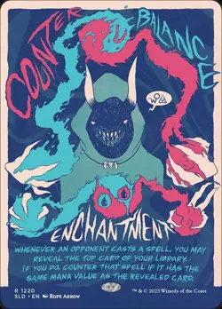 Near Mint, English - 1 x MTG Counterbalance - 1220 - Non-Foil Secret Lair Drop S - Image 1