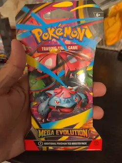 Pokemon TCG Mega Evolution Sleeved Booster Pack (Random Art) - Image 1