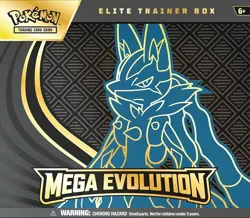 Pokemon TCG Mega Evolution Lucario Elite Trainer Box ETB NEW FACTORY SEALED - Image 1
