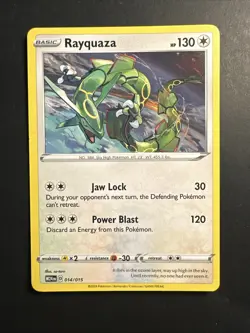2025 Pokemon Happy Meal McDonalds Collection Rayquaza 14 /15 M24EN Base - Image 1