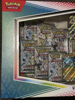 8X Pokemon TCG Prismatic Evolutions Lucario Ex & Tyranitar Ex Premium Collection - Image 4