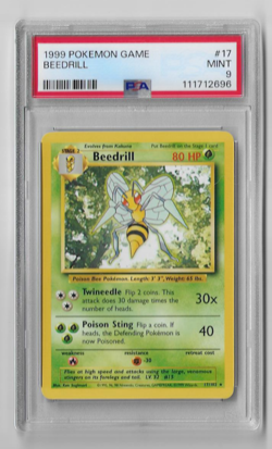 Beedrill Pokemon Base Set PSA 9 MINT 1999 Rare - Image 1