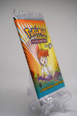 Pokemon TCG Gym Heroes 1st Edition Booster Pack Misty Art WOTC 1999 SEALED - Image 4