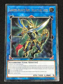 YUGIOH BLACK LUSTER SOLDIER SOLDIER OF CHAOS OP17-IT003 ULTIMATE NM ITALIAN - Image 1