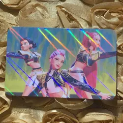 KPop Demon Hunters SLAY Goddess Anime ACG Laser Card Three Stars - Image 1