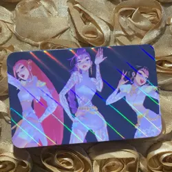 KPop Demon Hunters SLAY Goddess Anime ACG Laser Card Beauty White - Image 1