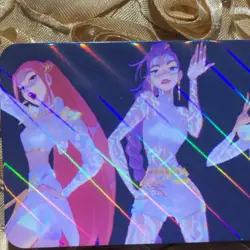 KPop Demon Hunters SLAY Goddess Anime ACG Laser Card Beauty White - Image 2