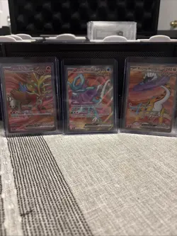 Pokemon TCG - Walking Wake ex | Raging Bolt ex | Gouging Fire ex - 3 Card Set NM - Image 1