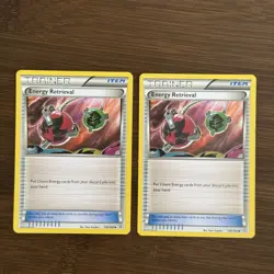 Energy Retrieval 126/160 x2 NM Item Trainer Card XY Primal Clash Pokemon Card - Image 1