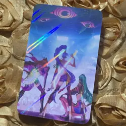 Saja Boys KPop Demon Hunters SLAY Goddess Anime ACG Laser Card Bad Guys - Image 3