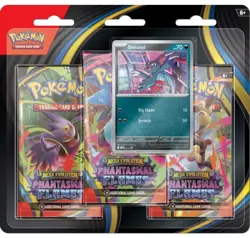 Pokemon Phantasmal Flames 3 Pack Blister🔥🐲SEALED Promo Card Booster Presale - Image 1