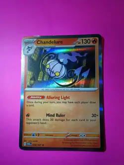 Chandelure Holo Rare Pokemon Card 038/167 Alluring Light Mind Ruler - Image 1