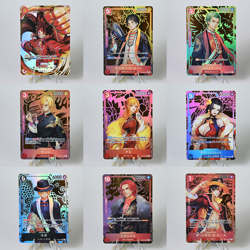 12×One Piece Doujin Card Luffy Team Goddess Custom DIY Holo - Image 1