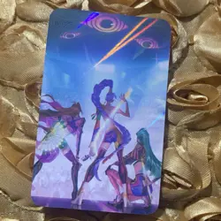 Saja Boys KPop Demon Hunters SLAY Goddess Anime ACG Laser Card - Image 3