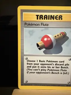 POKEMON FLUTE - 86/102 Trainer Base Set - Uncommon Card - Pokemon TCG Card - Image 2