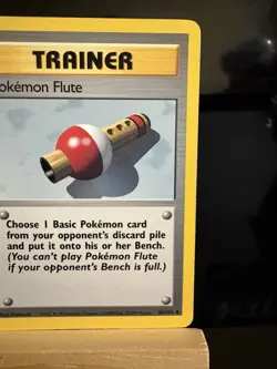 POKEMON FLUTE - 86/102 Trainer Base Set - Uncommon Card - Pokemon TCG Card - Image 3