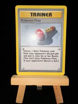 POKEMON FLUTE - 86/102 Trainer Base Set - Uncommon Card - Pokemon TCG Card - Image 4